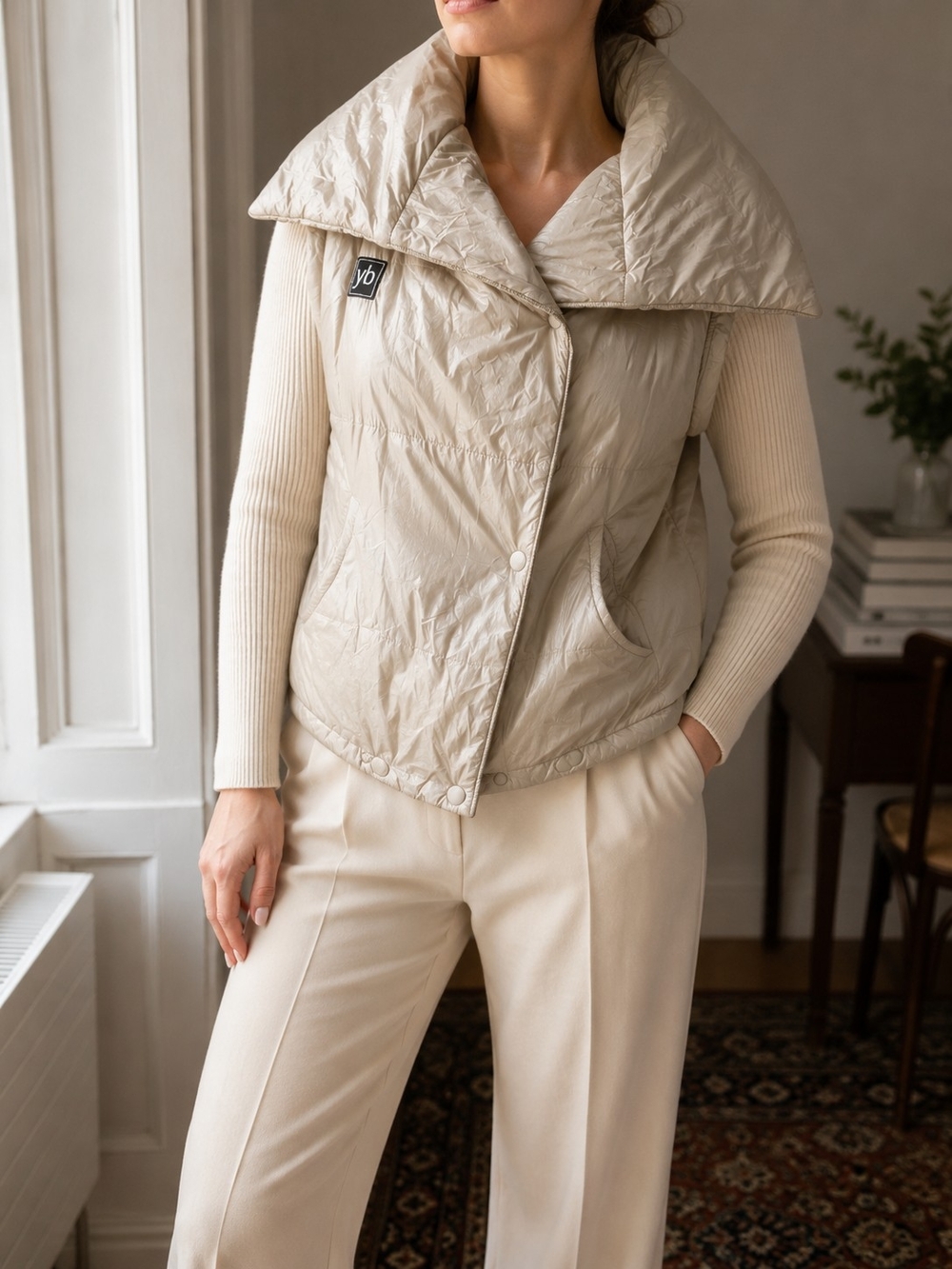Designer Down Coat - Picture 4 of 5